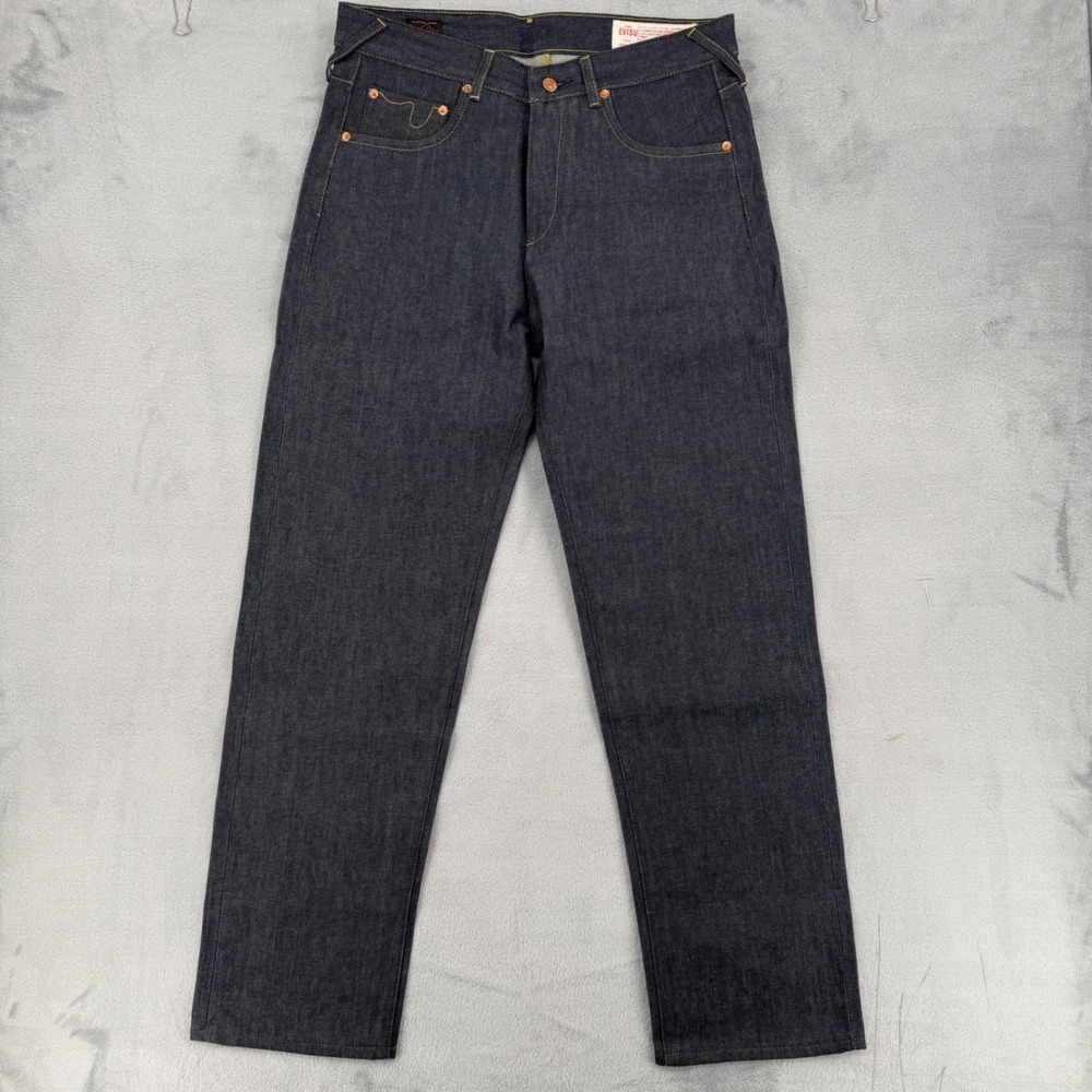 Evisu Osak Japanese Selvedge Diacock Jeans Dragon Graphic Indigo Mens size 32